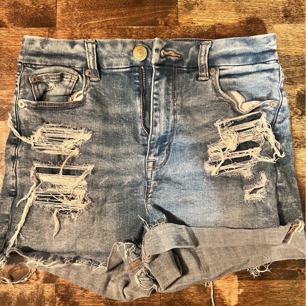 American Eagle Next Level Stretch Curvy High Rise Shortie